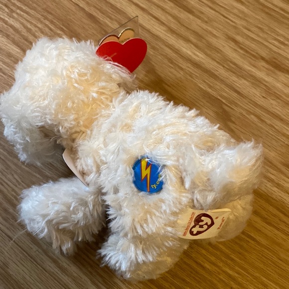 Ty Beanie Babies Rascal 2.0 Bichon Frise Dog Puppy Rare Vintage Collectible Gift - Picture 5 of 5
